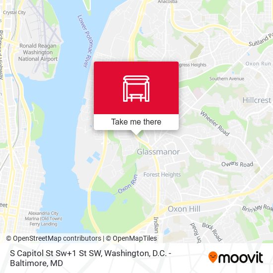 Mapa de S Capitol St Sw+1 St SW