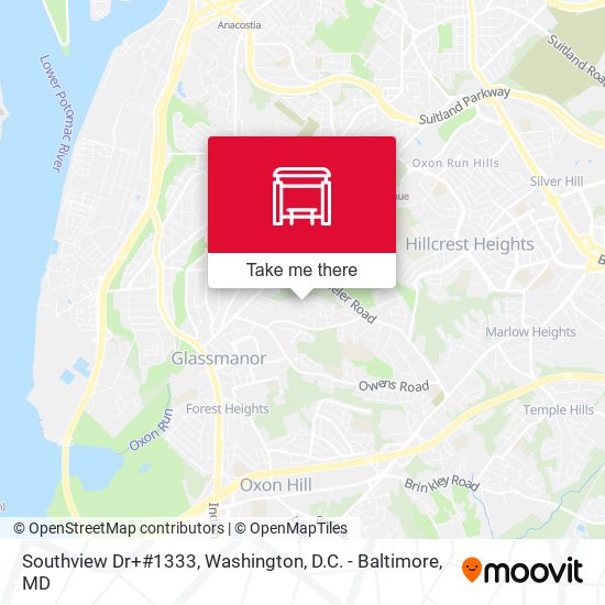 Mapa de Southview Dr+#1333