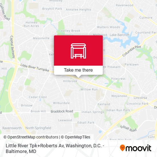 Little River Tpk+Roberts Av map