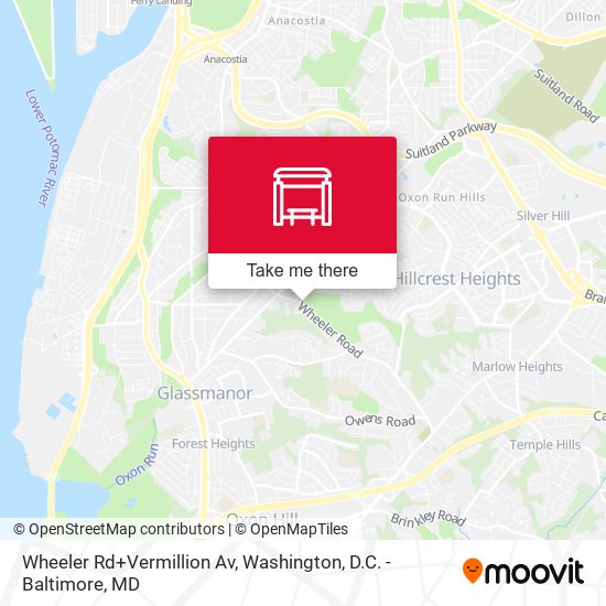 Wheeler Rd+Vermillion Av map