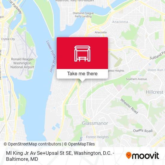 Ml King Jr Av Se+Upsal St SE map