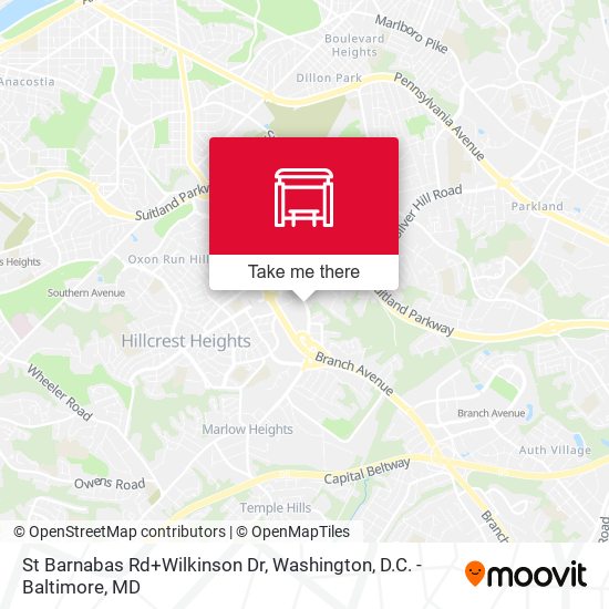 St Barnabas Rd+Wilkinson Dr map