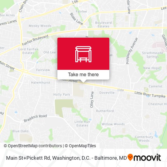 Mapa de Main St+Pickett Rd