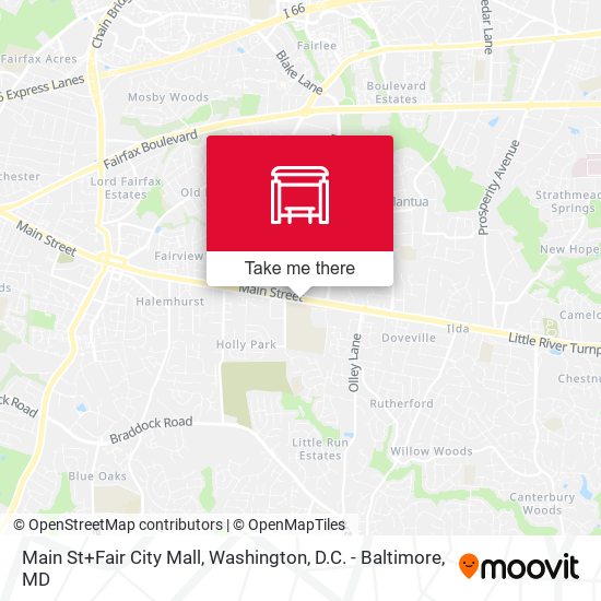 Mapa de Main St+Fair City Mall