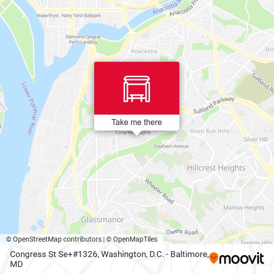 Mapa de Congress St Se+#1326