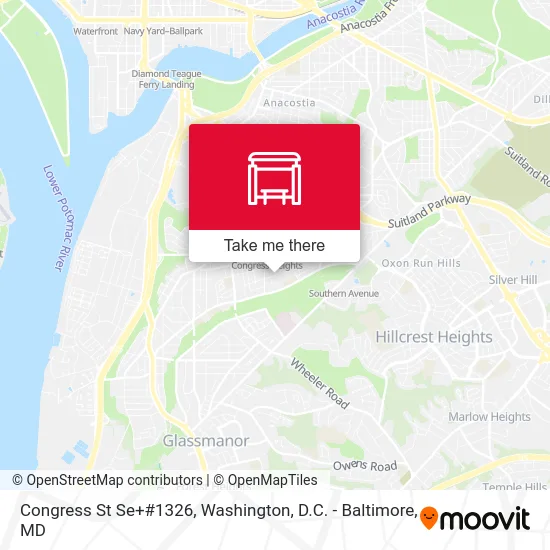 Congress St Se+#1326 map