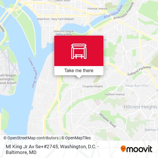 Ml King Jr Av Se+#2745 map