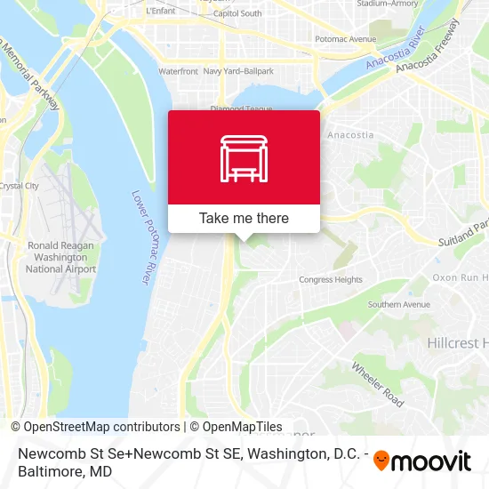 Newcomb St Se+Newcomb St SE map