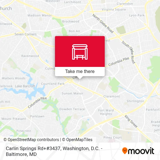 Carlin Springs Rd+#3437 map