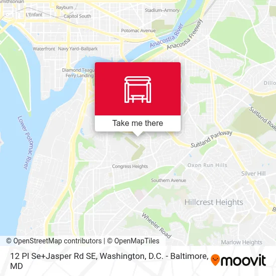 12 Pl Se+Jasper Rd SE map