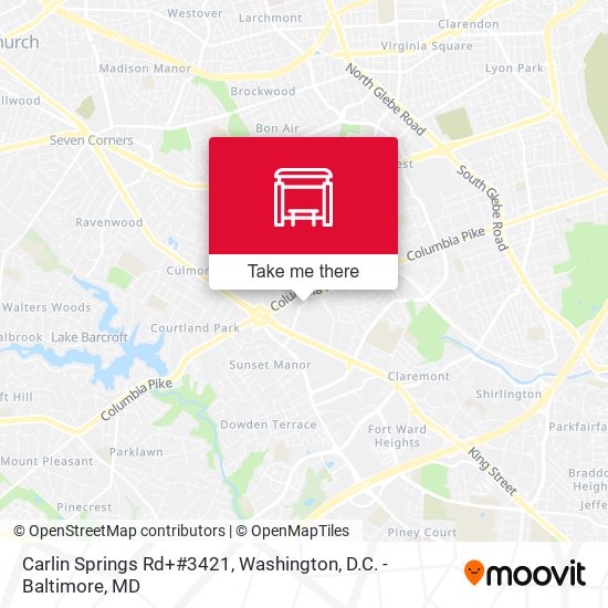 Mapa de Carlin Springs Rd+#3421
