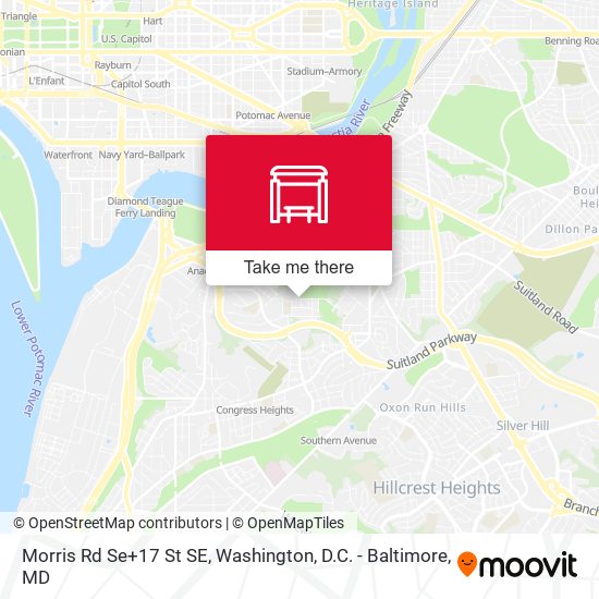 Mapa de Morris Rd Se+17 St SE