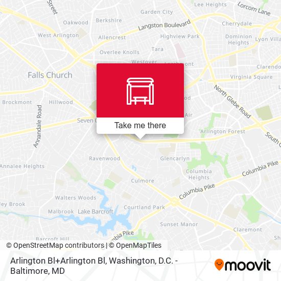 Arlington Bl+Arlington Bl map