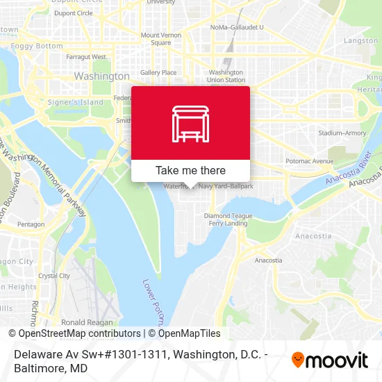 Delaware Av Sw+#1301-1311 map
