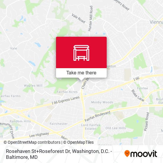 Mapa de Rosehaven St+Roseforest Dr