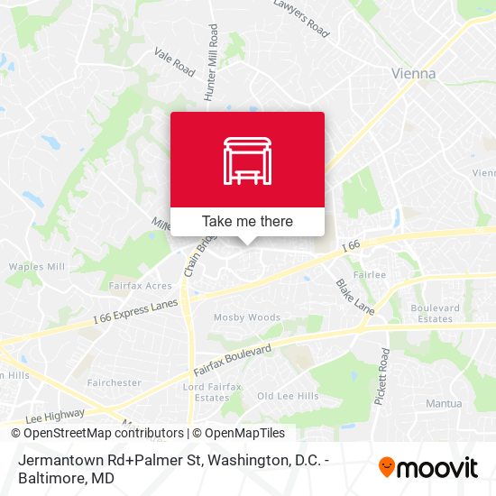 Jermantown Rd+Palmer St map