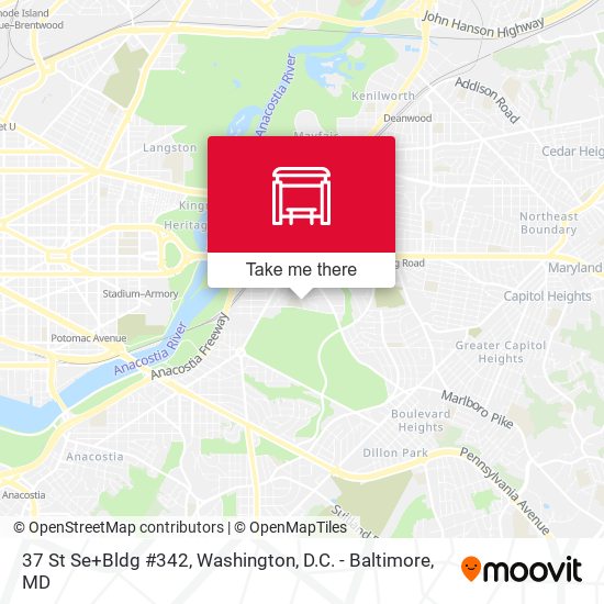 37 St Se+Bldg #342 map