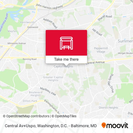 Mapa de Central Av+Uspo