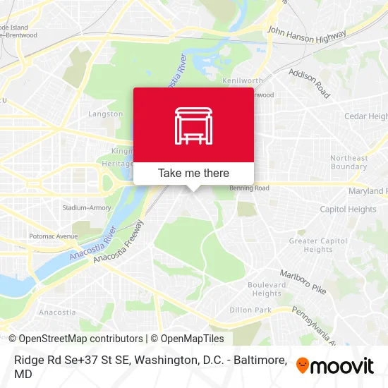 Ridge Rd Se+37 St SE map