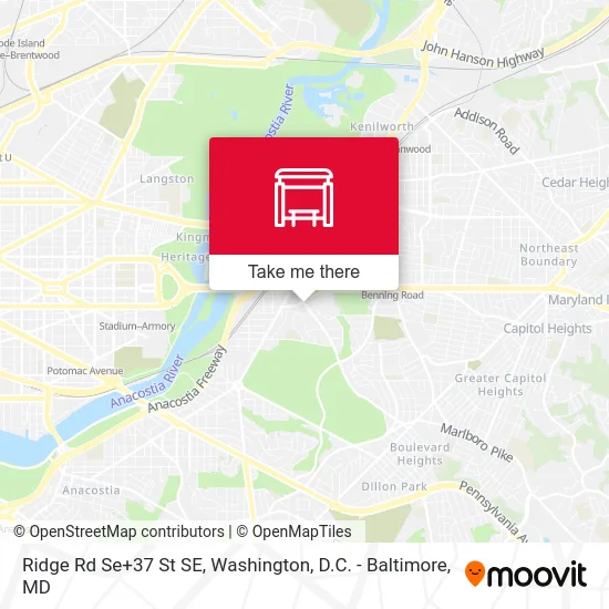 Ridge Rd Se+37 St SE map