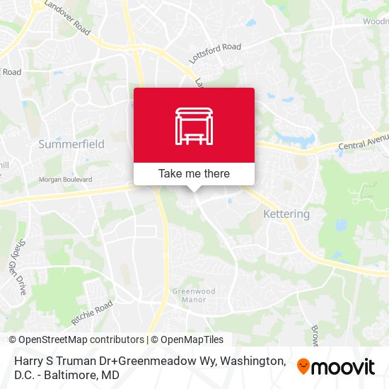 Mapa de Harry S Truman Dr+Greenmeadow Wy