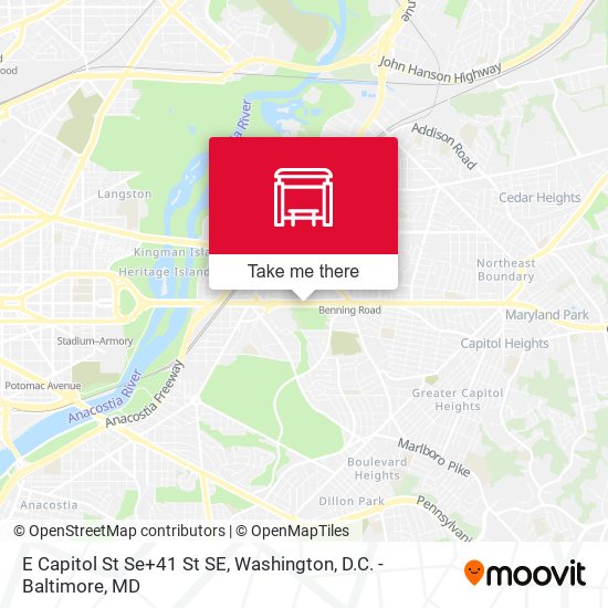 E Capitol St Se+41 St SE map