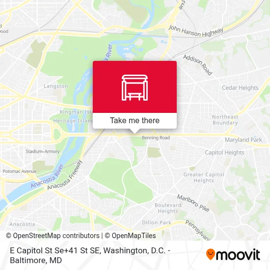E Capitol St Se+41 St SE map