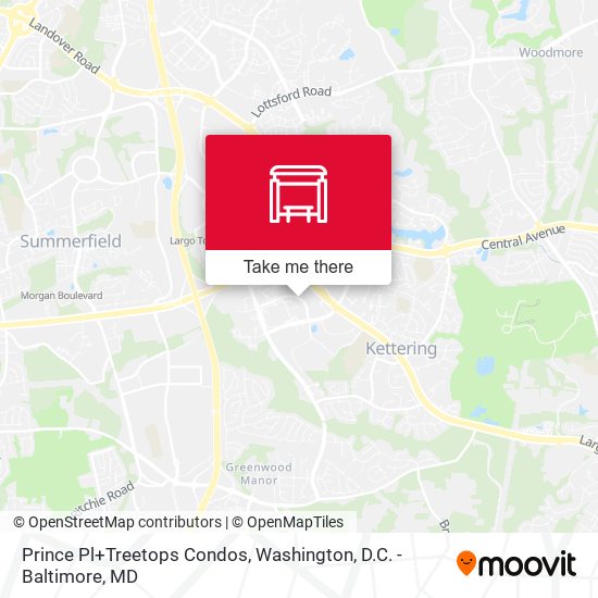 Prince Pl+Treetops Condos map