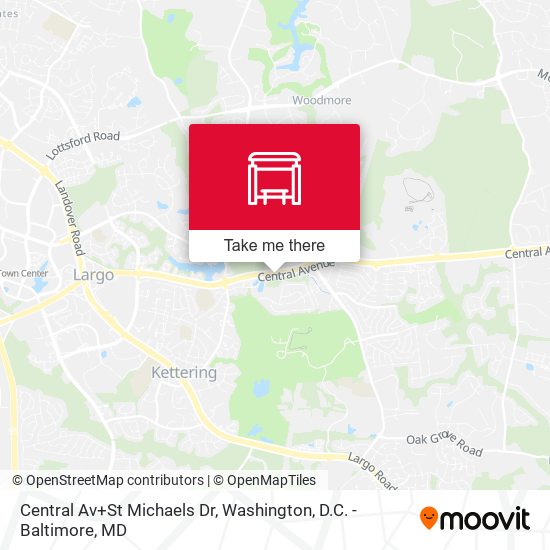 Central Av+St Michaels Dr map