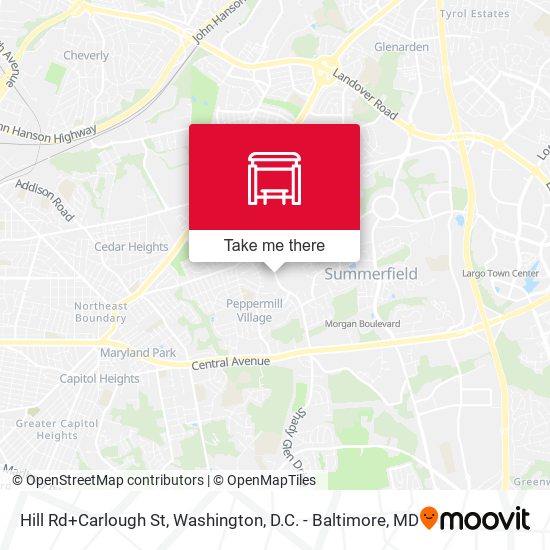 Hill Rd+Carlough St map