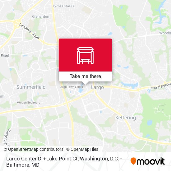 Mapa de Largo Center Dr+Lake Point Ct