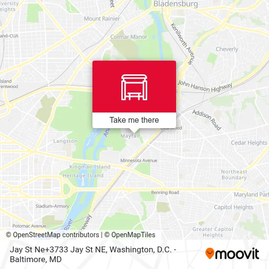 Jay St Ne+3733 Jay St NE map