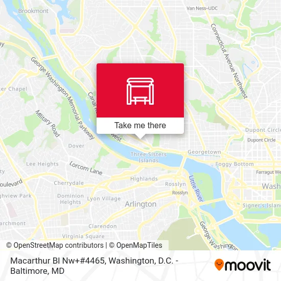 Macarthur Bl Nw+#4465 map