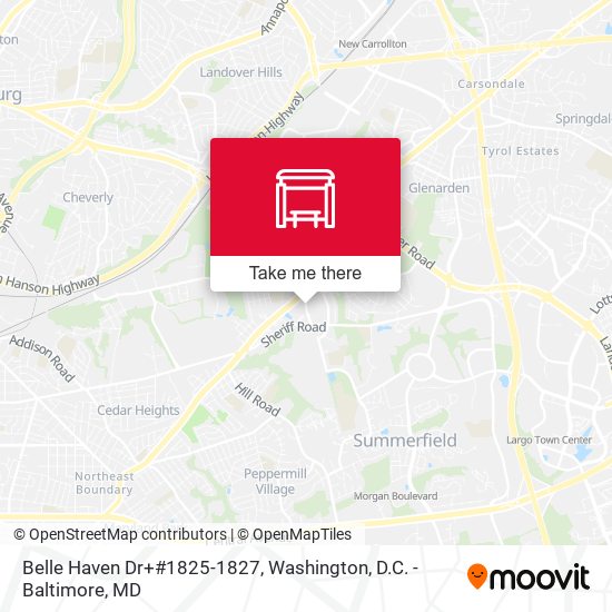 Belle Haven Dr+#1825-1827 map