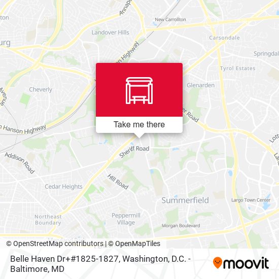 Mapa de Belle Haven Dr+#1825-1827
