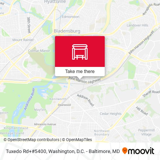 Tuxedo Rd+#5400 map