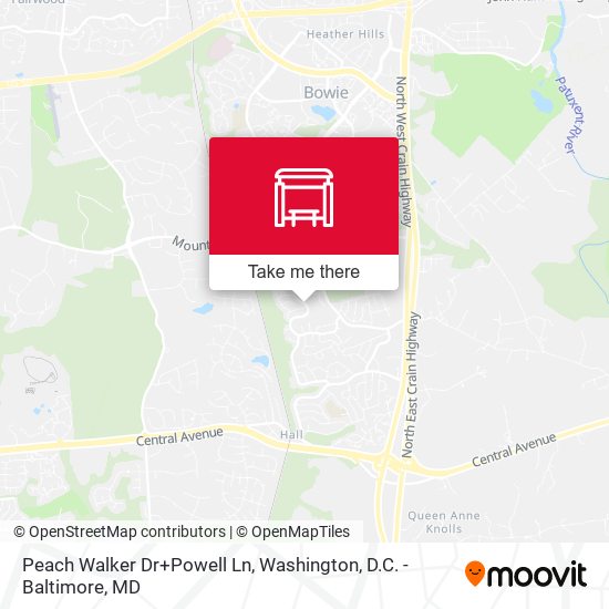 Mapa de Peach Walker Dr+Powell Ln