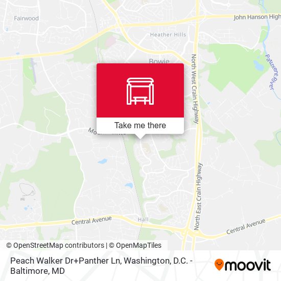 Mapa de Peach Walker Dr+Panther Ln