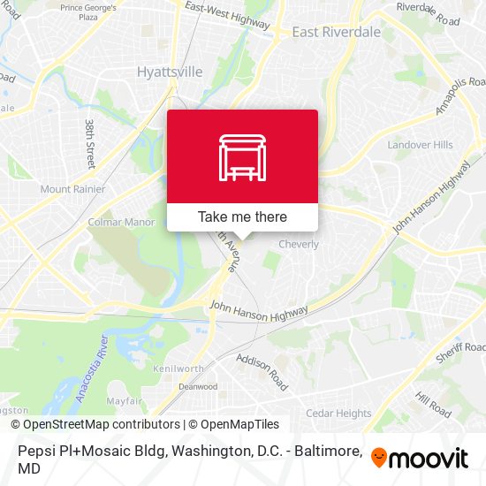 Pepsi Pl+Mosaic Bldg map
