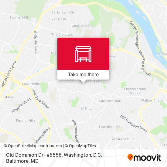 Mapa de Old Dominion Dr+#6556