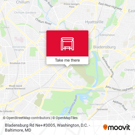 Mapa de Bladensburg Rd Ne+#3005