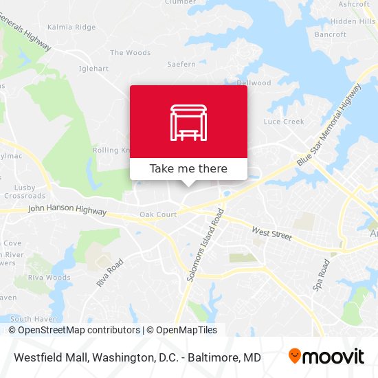 Westfield Mall map