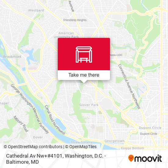 Cathedral Av Nw+#4101 map