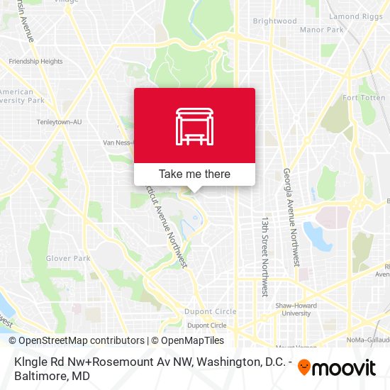 Klngle Rd Nw+Rosemount Av NW map