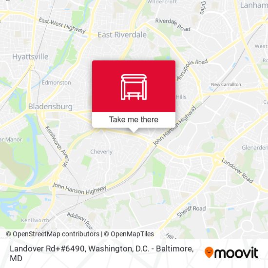 Landover Rd+#6490 map