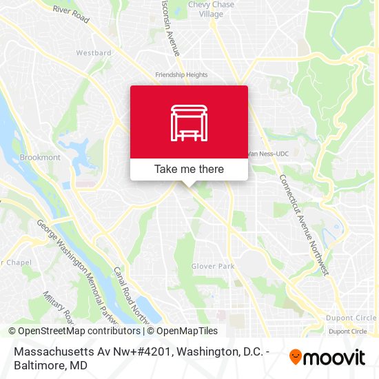 Massachusetts Av Nw+#4201 map