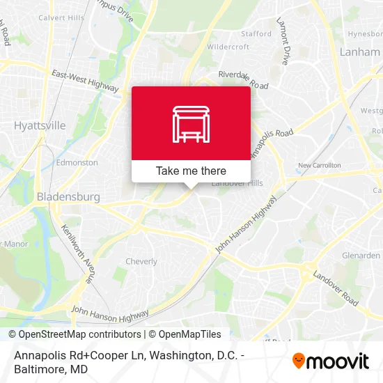 Annapolis Rd+Cooper Ln map