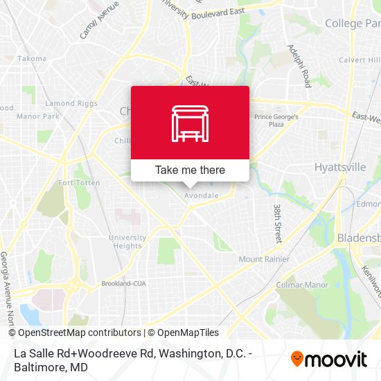 Mapa de La Salle Rd+Woodreeve Rd