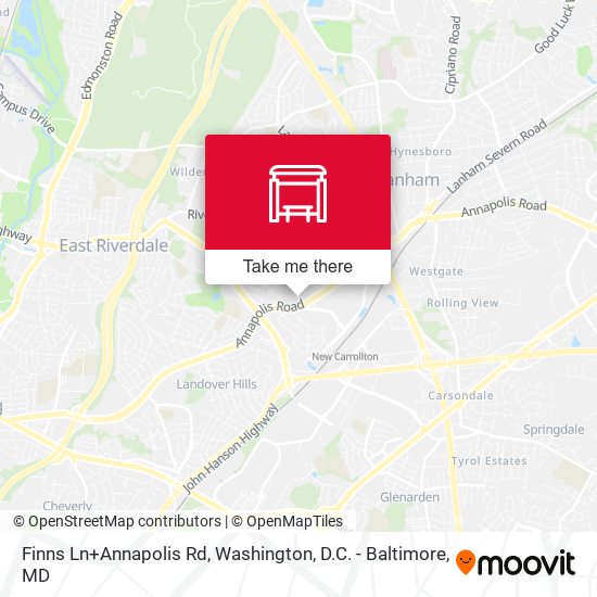 Finns Ln+Annapolis Rd map