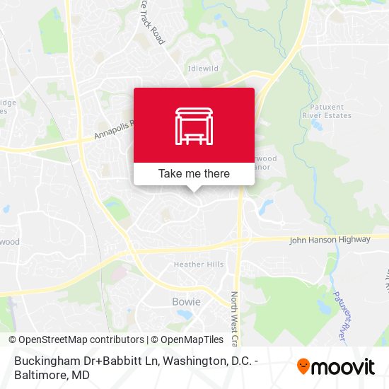 Buckingham Dr+Babbitt Ln map